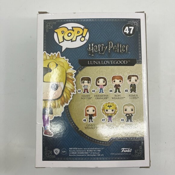 Funko Pop! Luna Lovegood with Lion Head Vinyl Bobble Toy Figure #47 - Picture 3 of 8